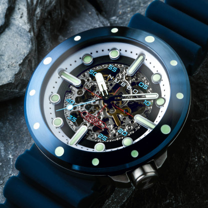 Nubeo Cassini Automatic Deep Blue Limited Edition-TIME.SHOP