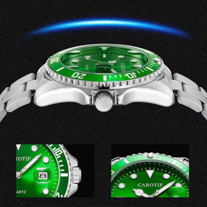 Fashionable and High Quality Luxury Men's Watch Date Waterproof Sports Glow Quartz Watch Men's Clock relogios masculino NEW