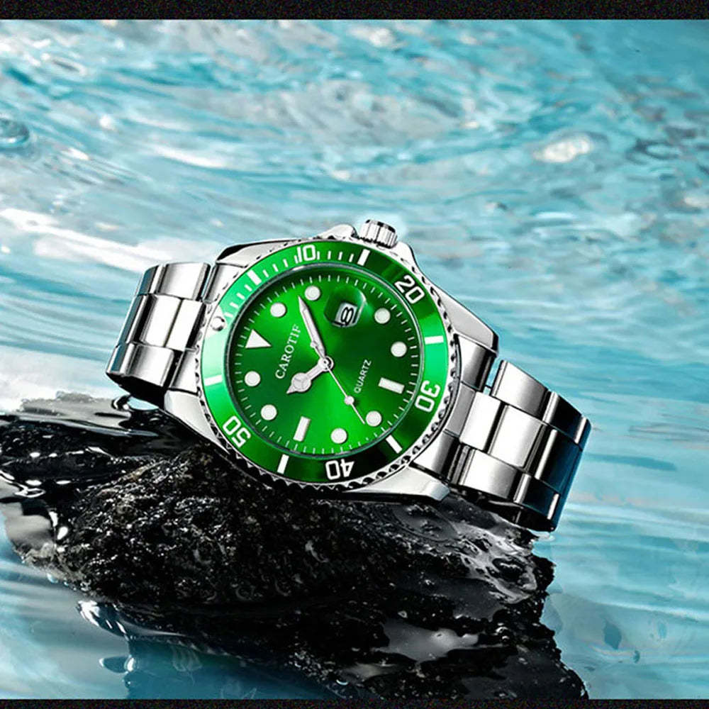 Fashionable and High Quality Luxury Men's Watch Date Waterproof Sports Glow Quartz Watch Men's Clock relogios masculino NEW