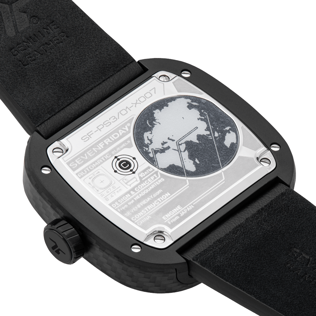 SEVENFRIDAY: PS3/01 Jade Carbon HOT WATCH-TIME.SHOP