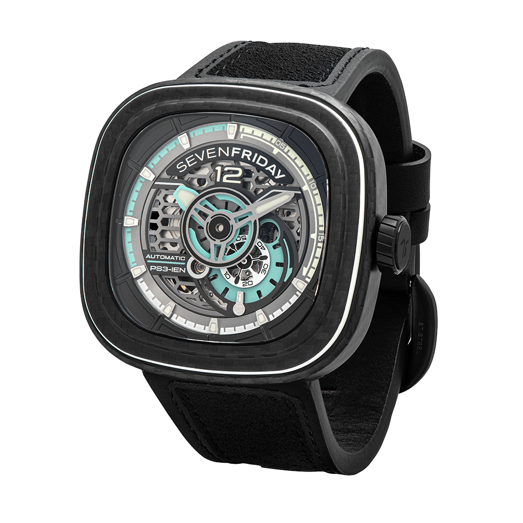 SEVENFRIDAY: PS3/01 Jade Carbon HOT WATCH-TIME.SHOP