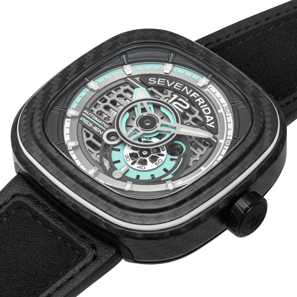 SEVENFRIDAY: PS3/01 Jade Carbon HOT WATCH-TIME.SHOP