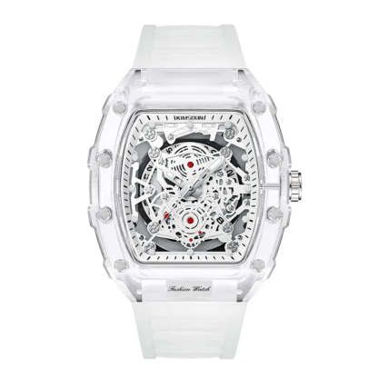 Crystal Case Fluororubber Strap Watch Luminous ! SALE TODAY!