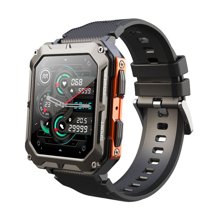 C20 Pro 1.83 Inch IP68 Waterproof Bluetooth Call Three-Proof Smart Sports Watch-TIME.SHOP