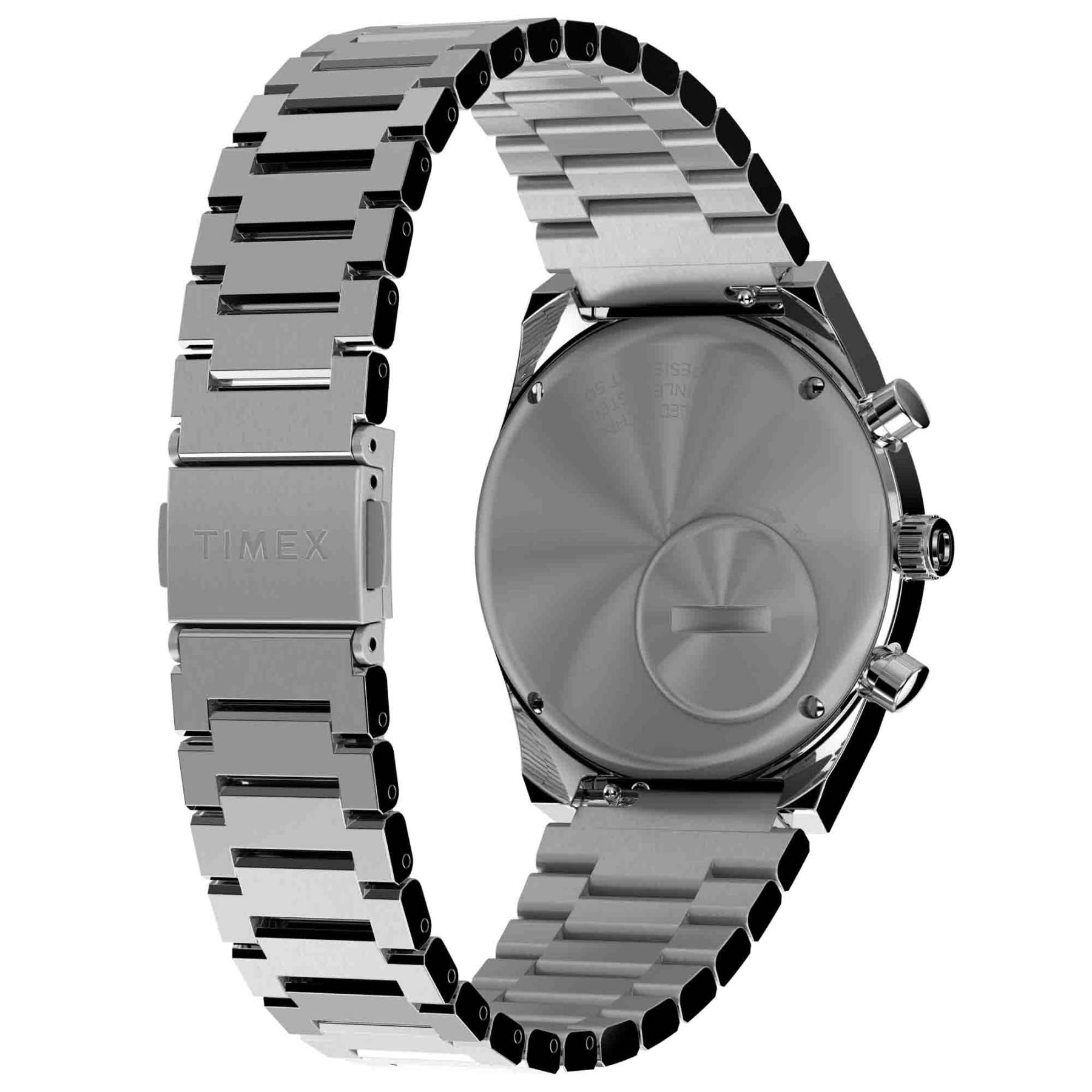 Timex Q Falcon Eye Chronograph 40mm Blue SS-TIME.SHOP