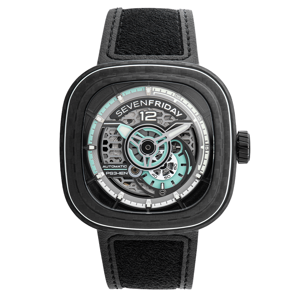 SEVENFRIDAY: PS3/01 Jade Carbon HOT WATCH-TIME.SHOP