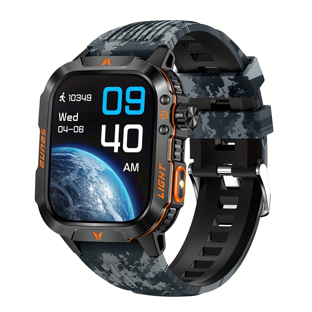 2024 New Smart Watch (Answer/Call) Outdoor Sports Watch Led Altimeter Barometer 100 Sport Mode 600mah Battery Multimedia Message Check Weather Pedometer Fitness Tracker for Android iPhone Gift