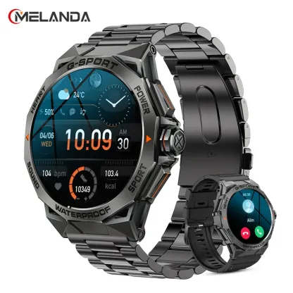 Hit 1.43 "AMOLED HD screen new Bluetooth call smart watch sports fitness tracker health monitor smart watch for Android iOS