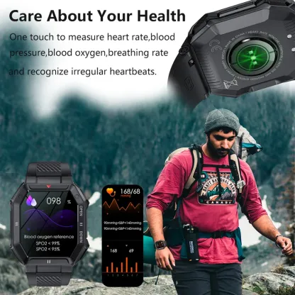 Hit 2022 new Bluetooth call smart watch men sports fitness tracker custom dial IP68 waterproof smartwatch for Android iOS