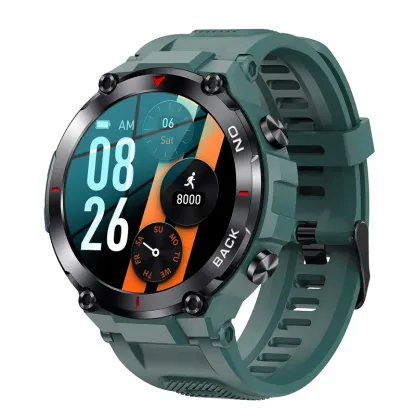 Struck outdoor military GPS smart watch men 360*360 HD screen heart rate IP68 waterproof sports smartwatch for Android iOS K37