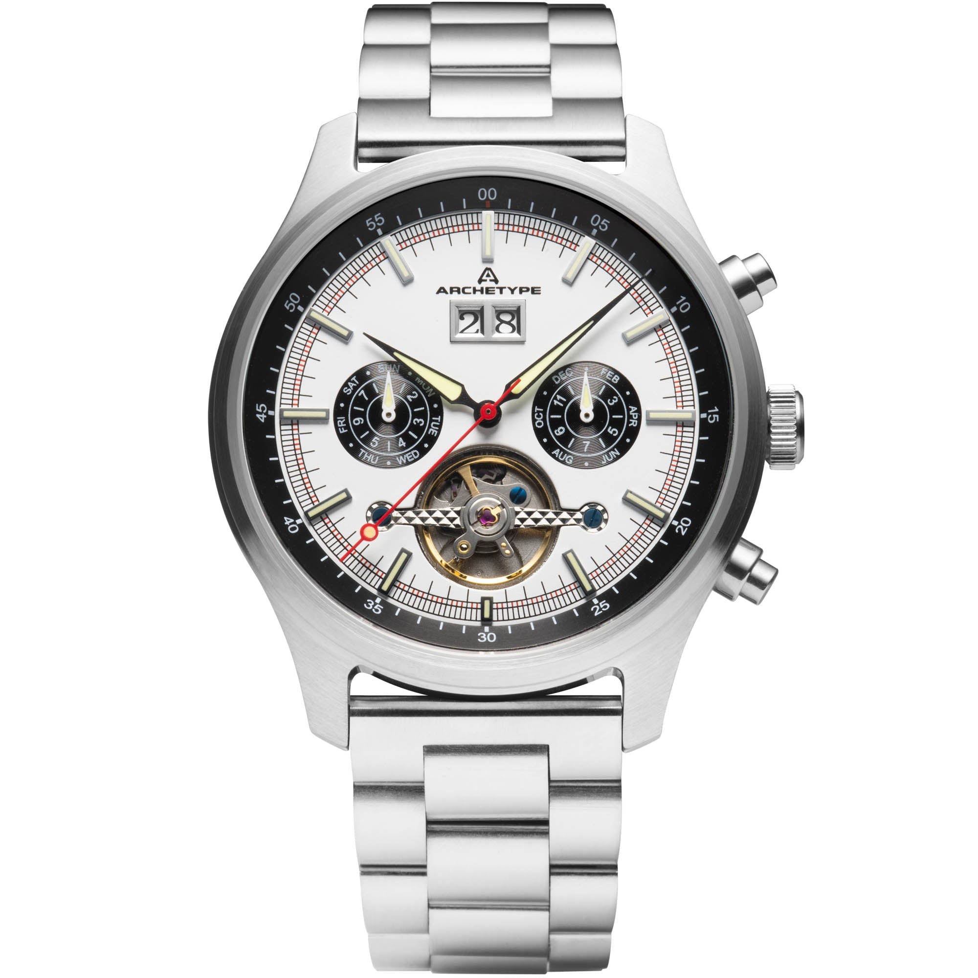 Archetype Blackhawk Automatic Calendar Panda-TIME.SHOP