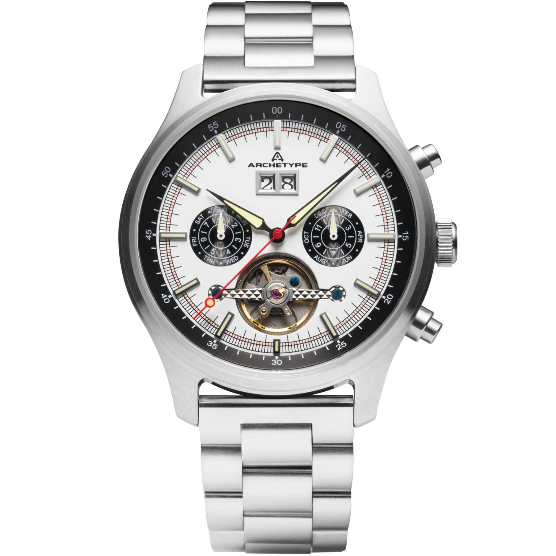 Archetype Blackhawk Automatic Calendar Panda-TIME.SHOP