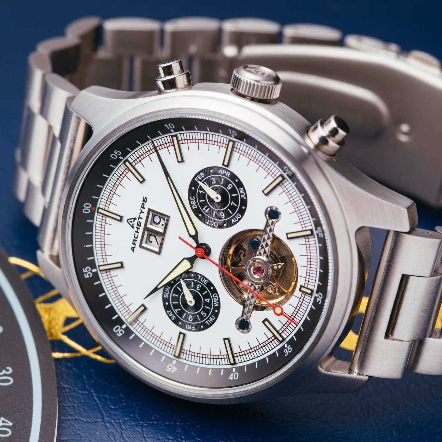 Archetype Blackhawk Automatic Calendar Panda-TIME.SHOP