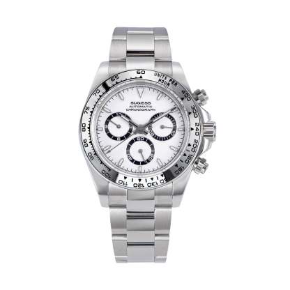 Automatic Chronograph S418-2.001 White Dial Stainless Steel Bezel Professional-TIME.SHOP