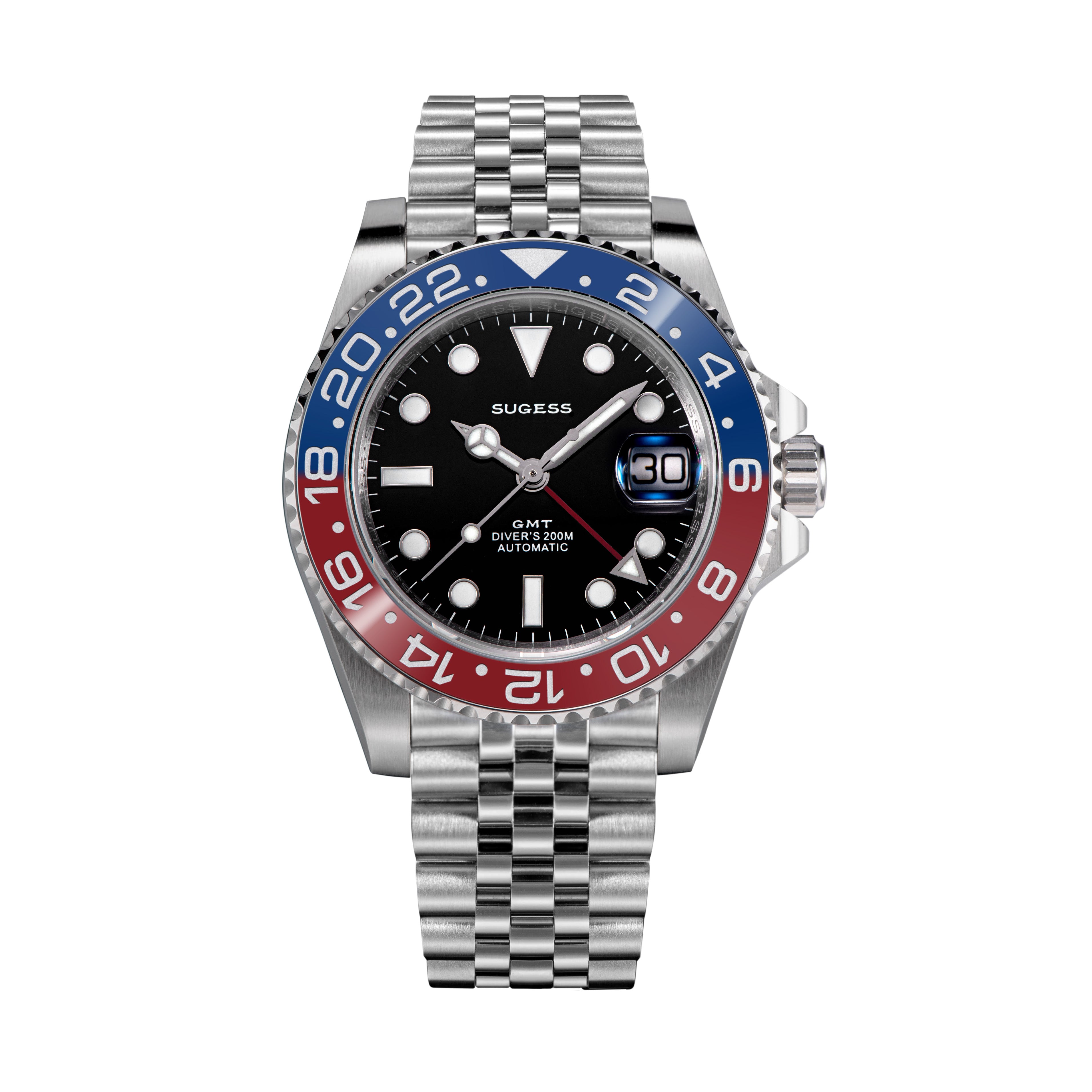 GMT DIVER'S SU126710BLRO V2 Red & Blue Bezel-TIME.SHOP