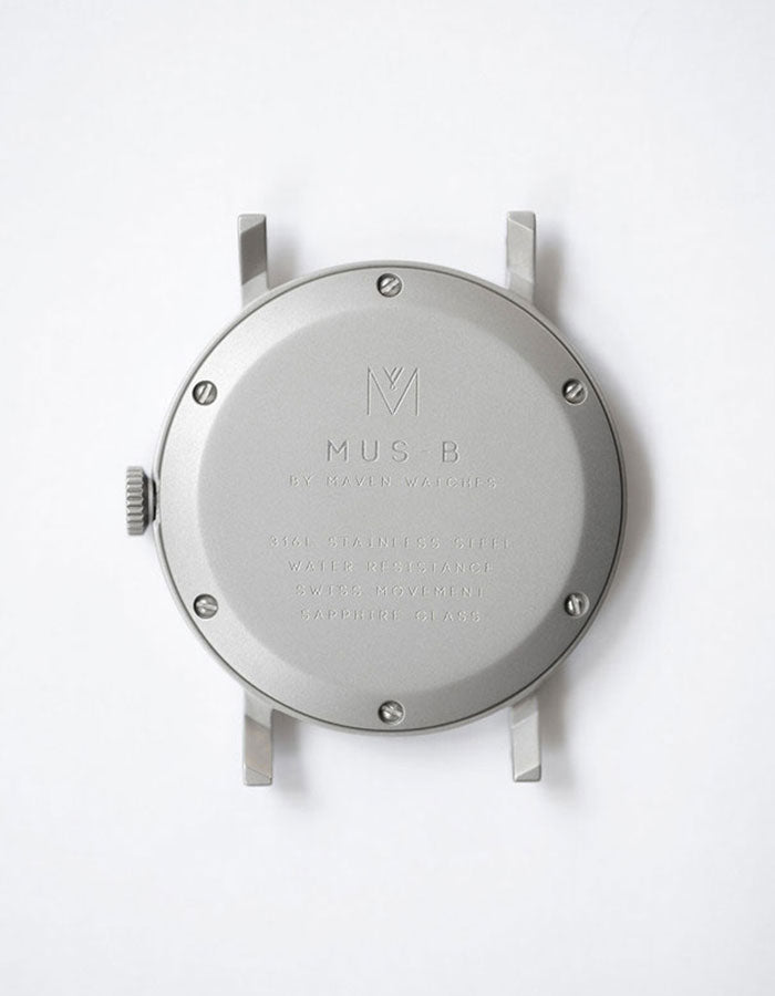 MAVEN WATCH: MUS-04 GRAY P 40MM-TIME.SHOP