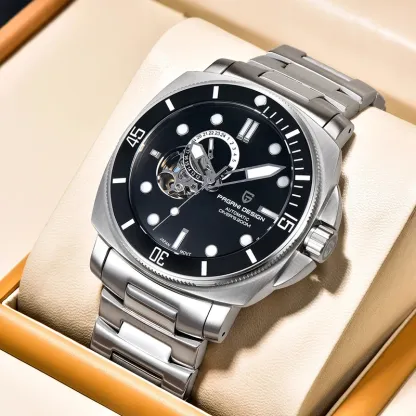 Pd1736 Pagani design 2024 men automatic mechanical watch casual fashion Sapphire stainless steel diving TMI nh39 Reloj Hombre