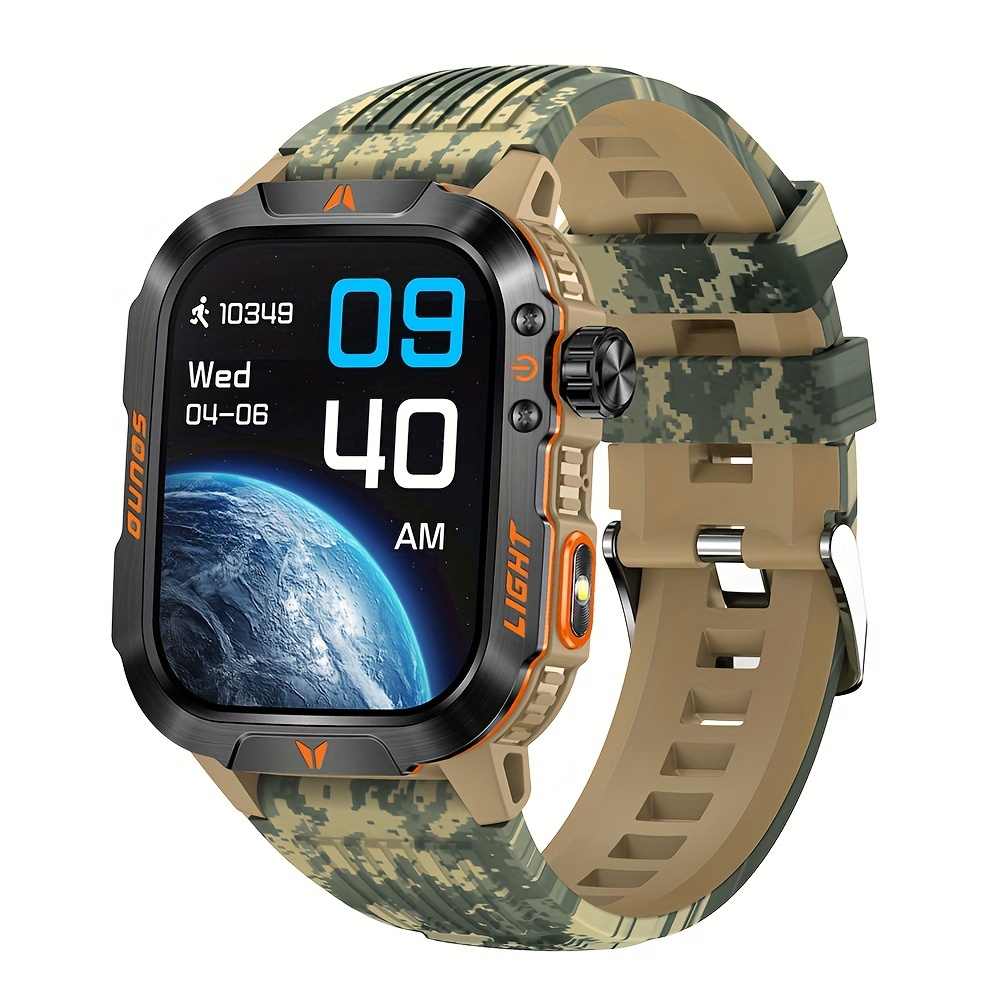 2024 New Smart Watch (Answer/Call) Outdoor Sports Watch Led Altimeter Barometer 100 Sport Mode 600mah Battery Multimedia Message Check Weather Pedometer Fitness Tracker for Android iPhone Gift