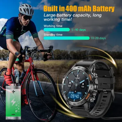 Hit 2023 new 1.39 "Bluetooth call smart watch men sports fitness tracker IP67 waterproof smartwatch for Android iOS 400mAh