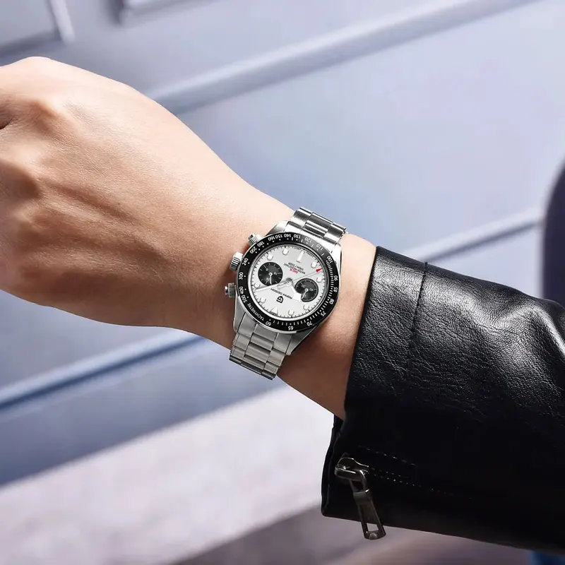 PAGANI DESIGN 2023 New BB Panda Retor Top Luxury Quartz Watch For Men Sport Chronograph AR Sapphire Glass Men's watch