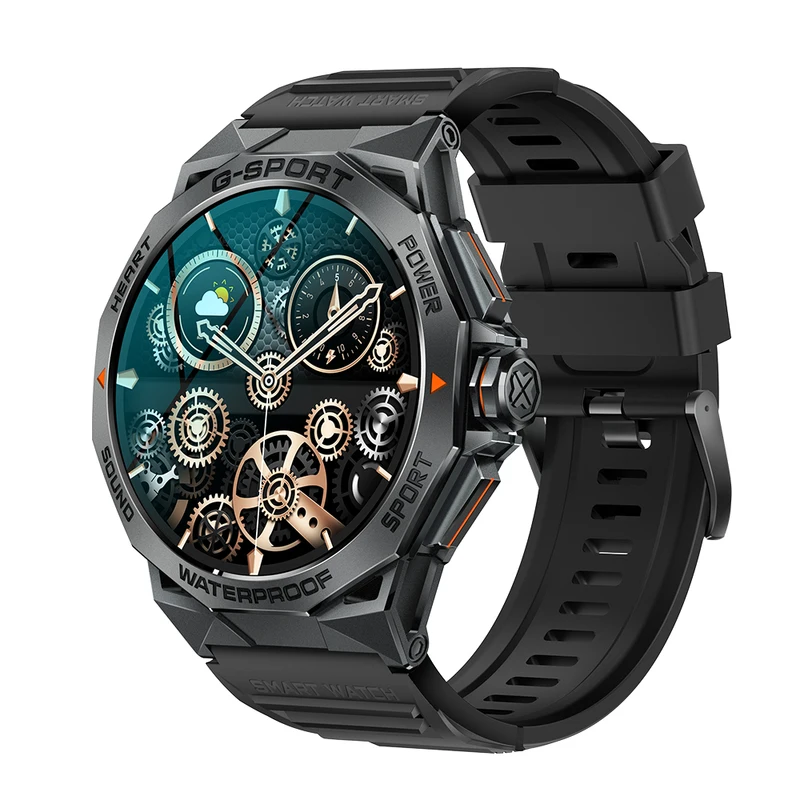 Hit 1.43 "AMOLED HD screen new Bluetooth call smart watch sports fitness tracker health monitor smart watch for Android iOS-TIME.SHOP-watches shop