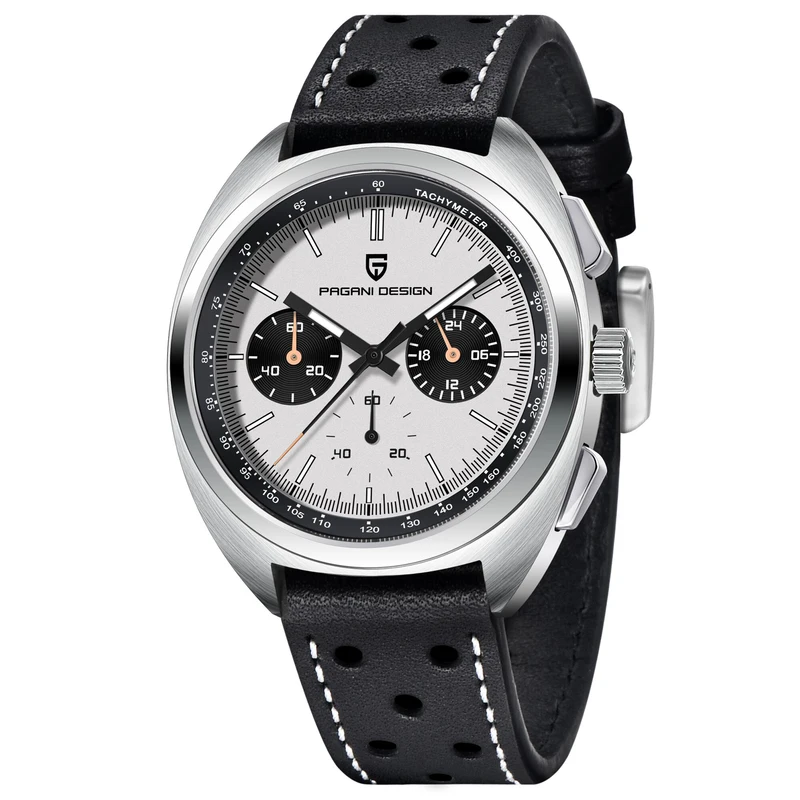 Pagani design 2024 new men's watches top luxury quartz panda dial pilot watch for men vk63 sport chronograph wristwatch men 1782