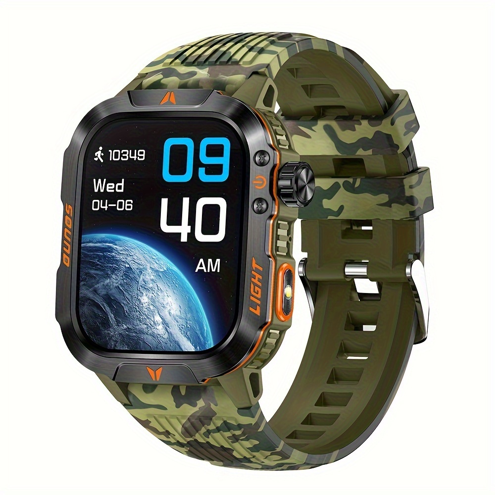 2024 New Smart Watch (Answer/Call) Outdoor Sports Watch Led Altimeter Barometer 100 Sport Mode 600mah Battery Multimedia Message Check Weather Pedometer Fitness Tracker for Android iPhone Gift