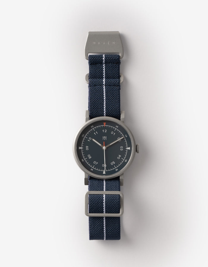 MAVEN WATCH: MUS-02 NAVY P 40MM-TIME.SHOP