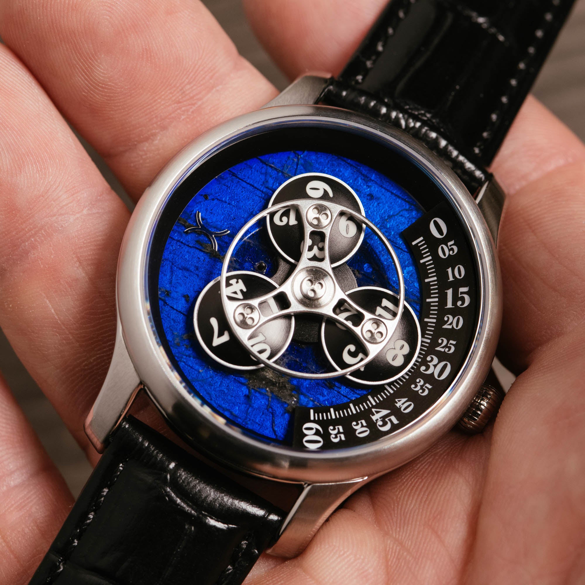 Xeric Triptych Automatic Wandering Hour Stone Edition Labradorite-TIME.SHOP