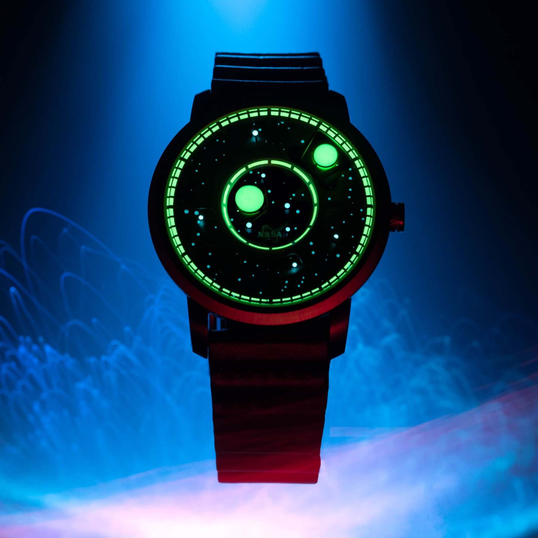 Xeric NASA Apollo 15 American Automatic Black Hole-TIME.SHOP