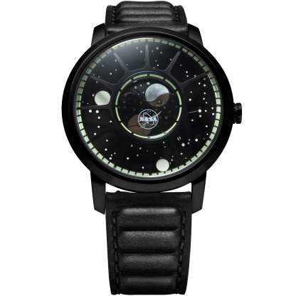 Xeric NASA Apollo 15 American Moonphase Black Hole-TIME.SHOP