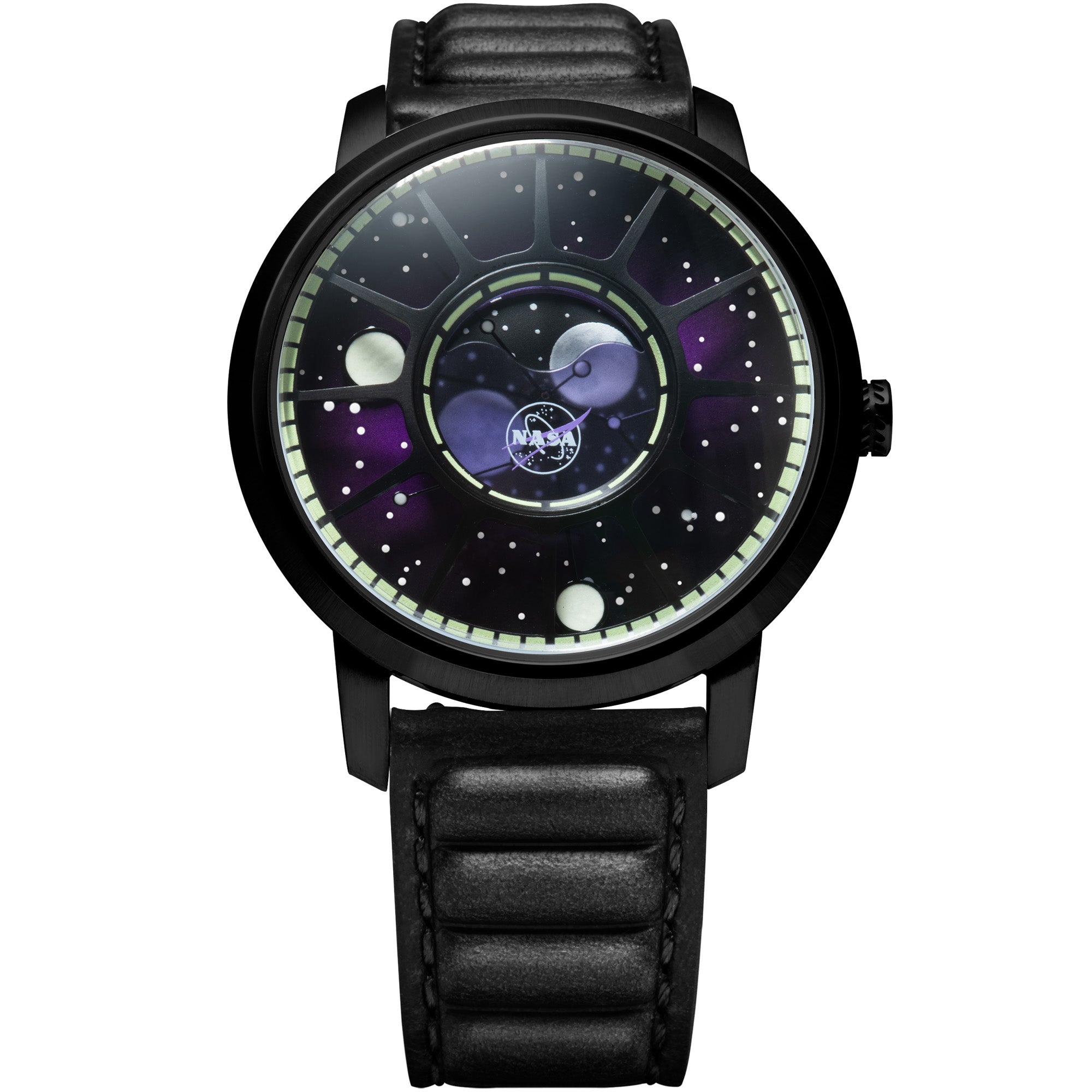Xeric NASA Apollo 15 American Moonphase Deep Space Purple-TIME.SHOP