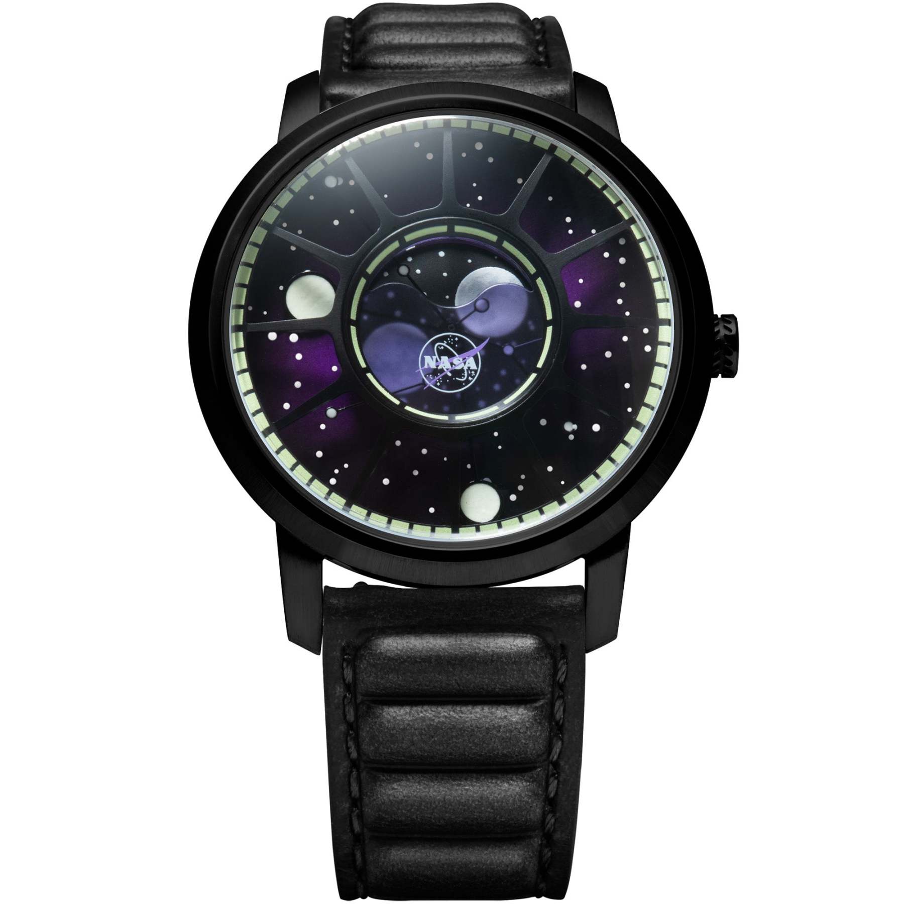 Xeric NASA Apollo 15 American Moonphase Deep Space Purple-TIME.SHOP