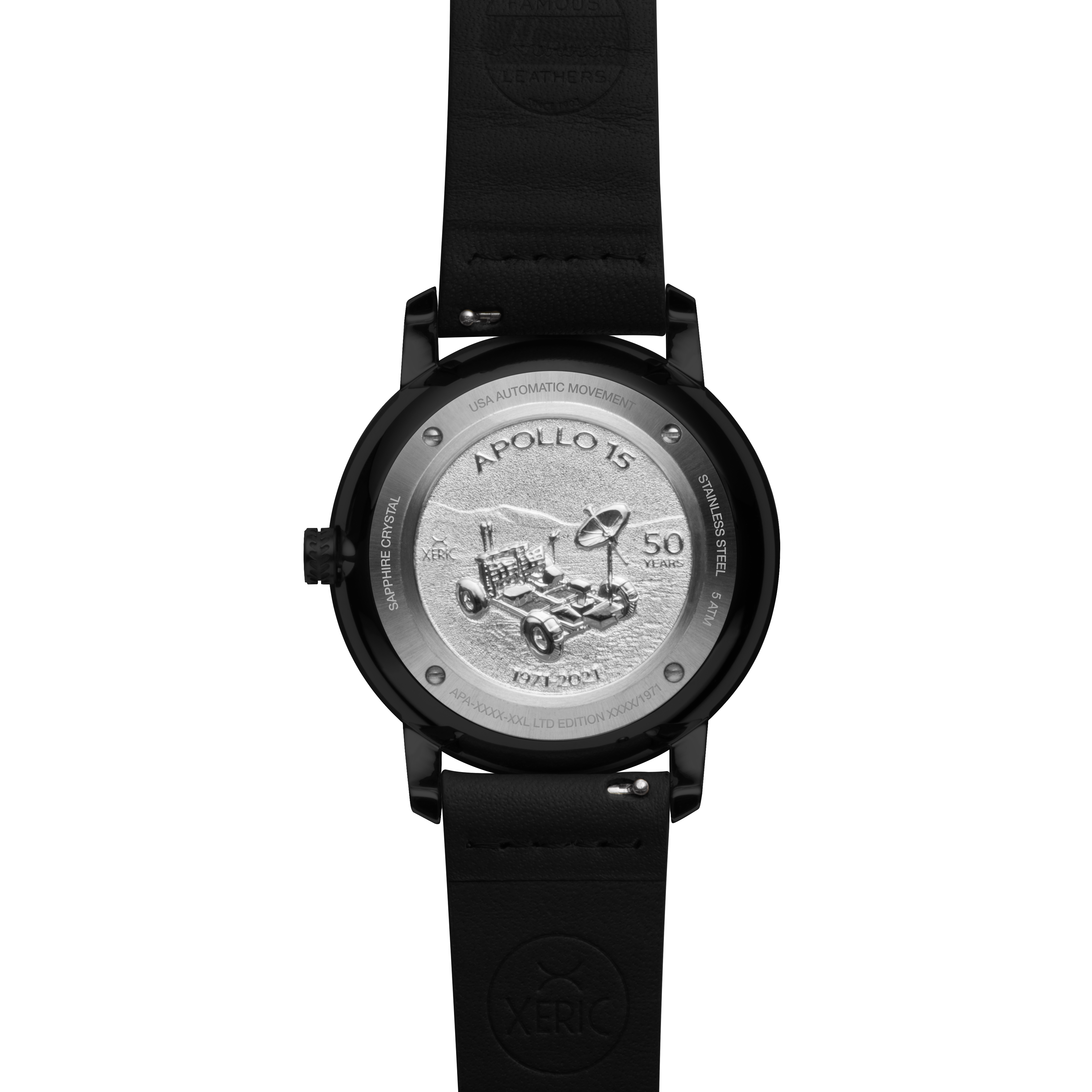 Xeric NASA Apollo 15 American Automatic Black Hole-TIME.SHOP