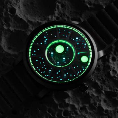 Xeric NASA Apollo 15 American Automatic Black Hole-TIME.SHOP