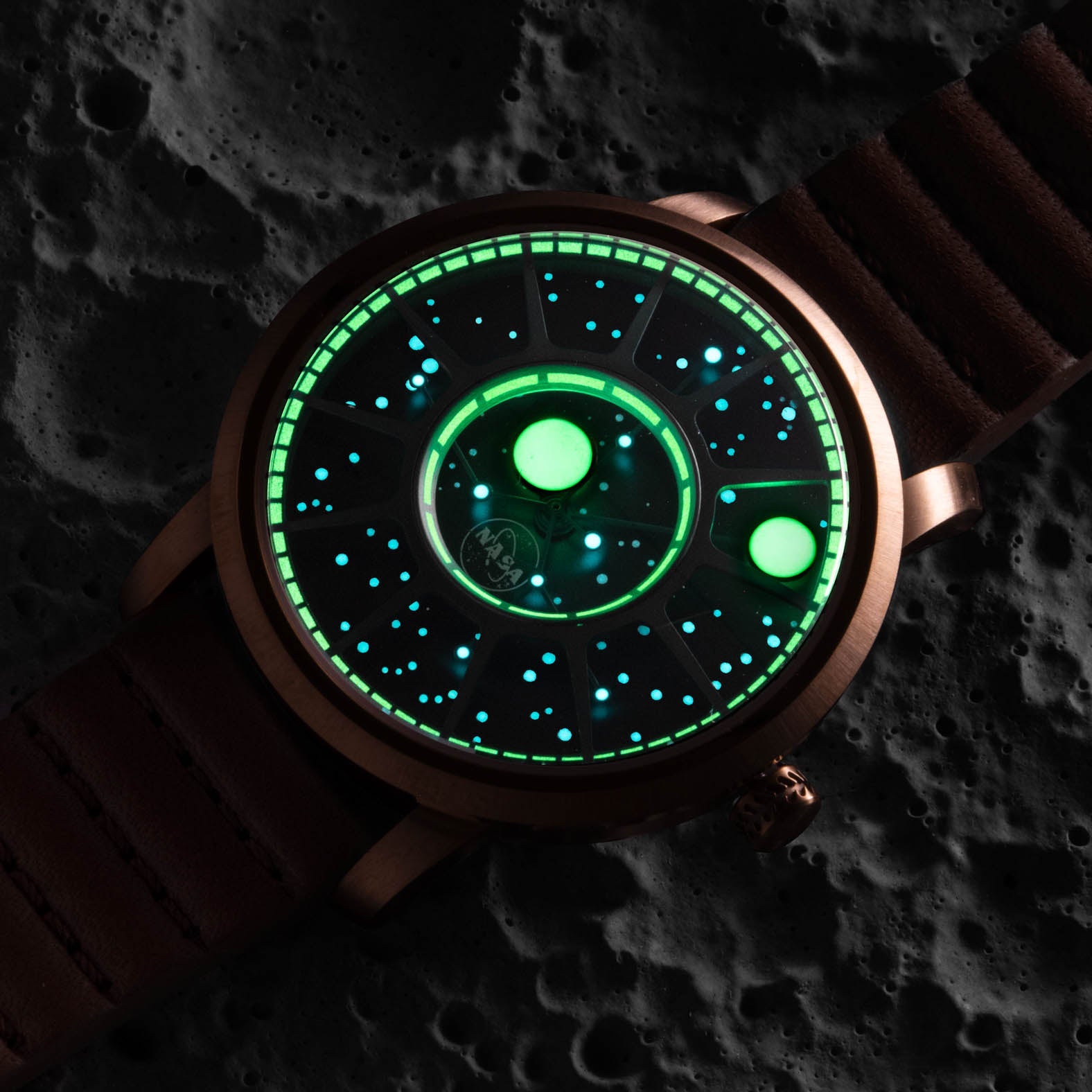 Xeric NASA Apollo 15 American Automatic Helix Nebula-TIME.SHOP