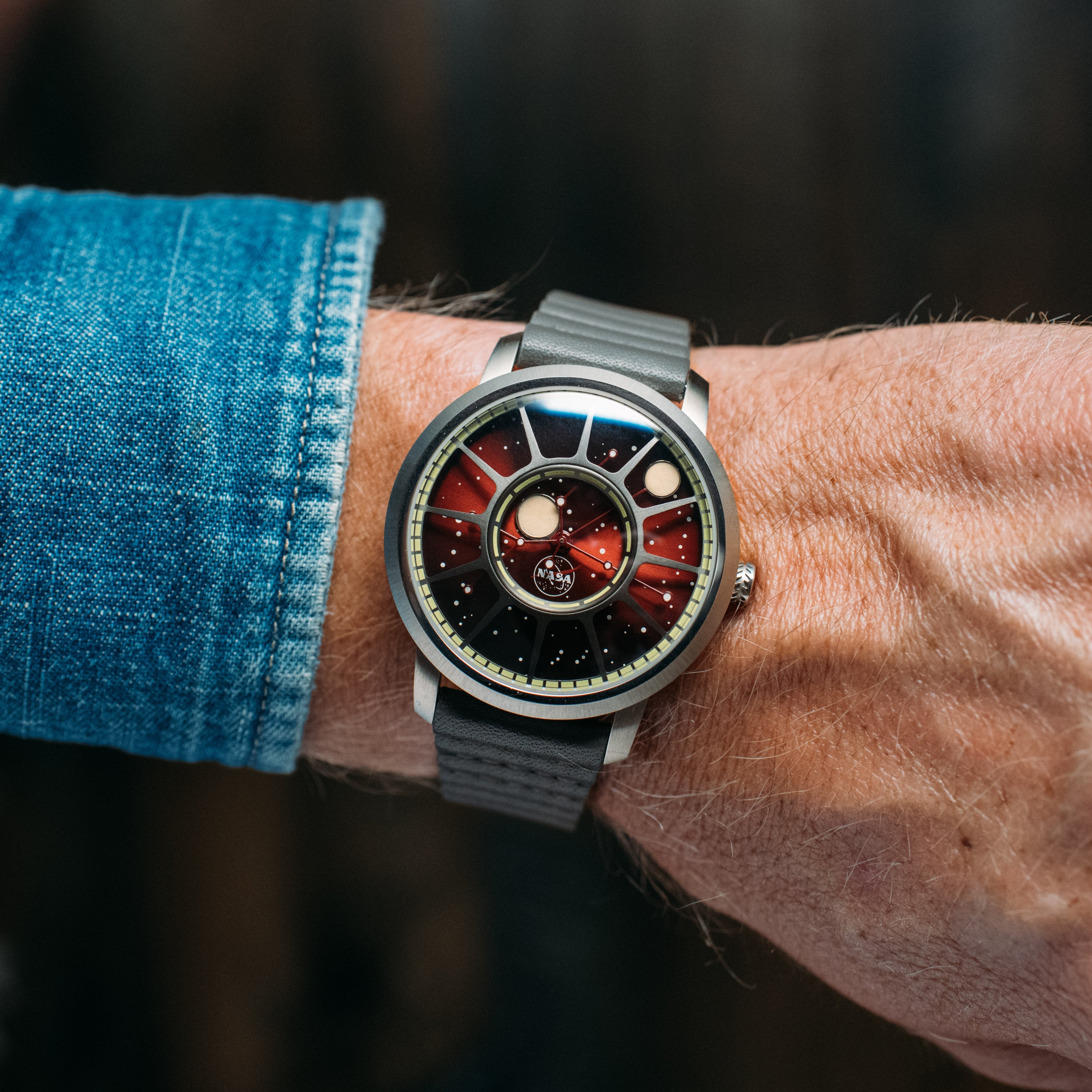 Xeric NASA Apollo 15 American Automatic Red Dwarf-TIME.SHOP