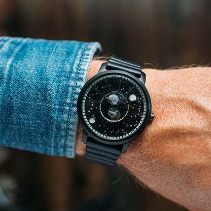 Xeric NASA Apollo 15 American Moonphase Black Hole-TIME.SHOP