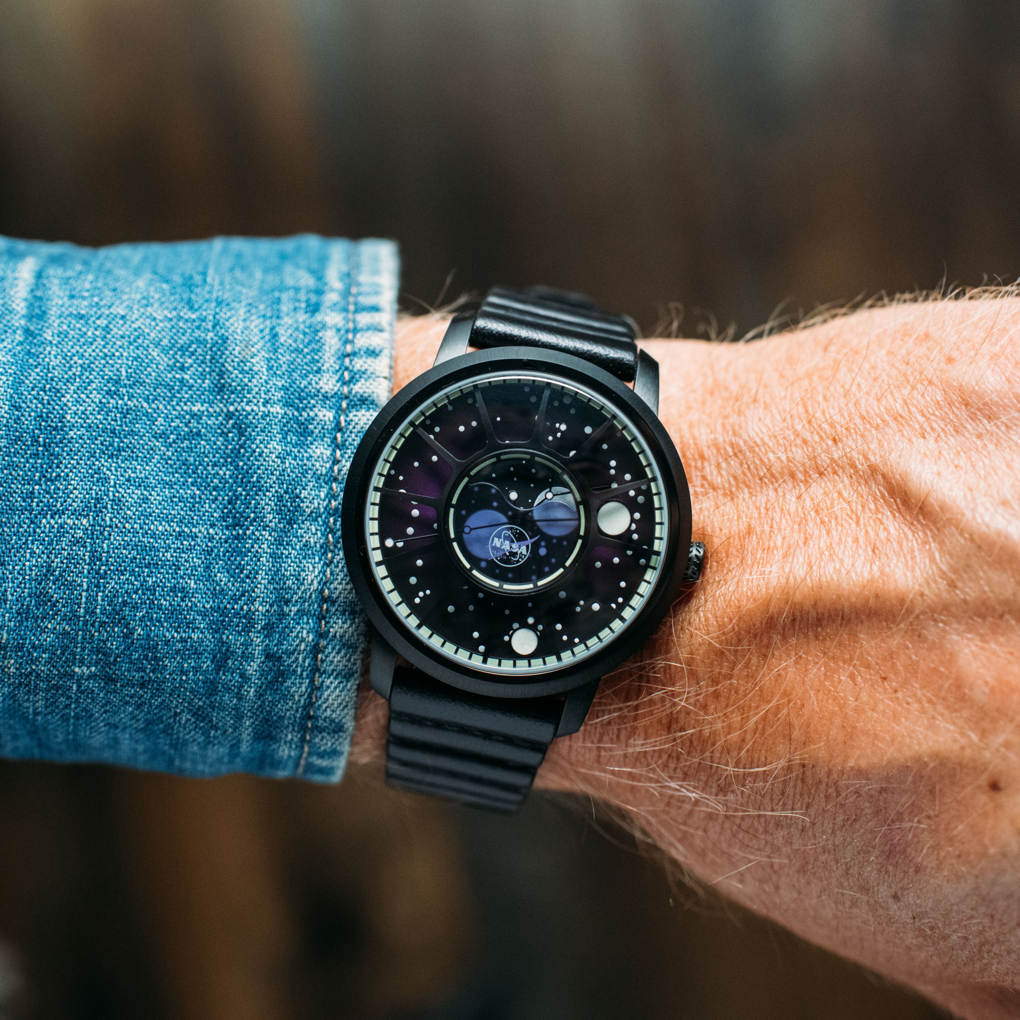 Xeric NASA Apollo 15 American Moonphase Deep Space Purple-TIME.SHOP