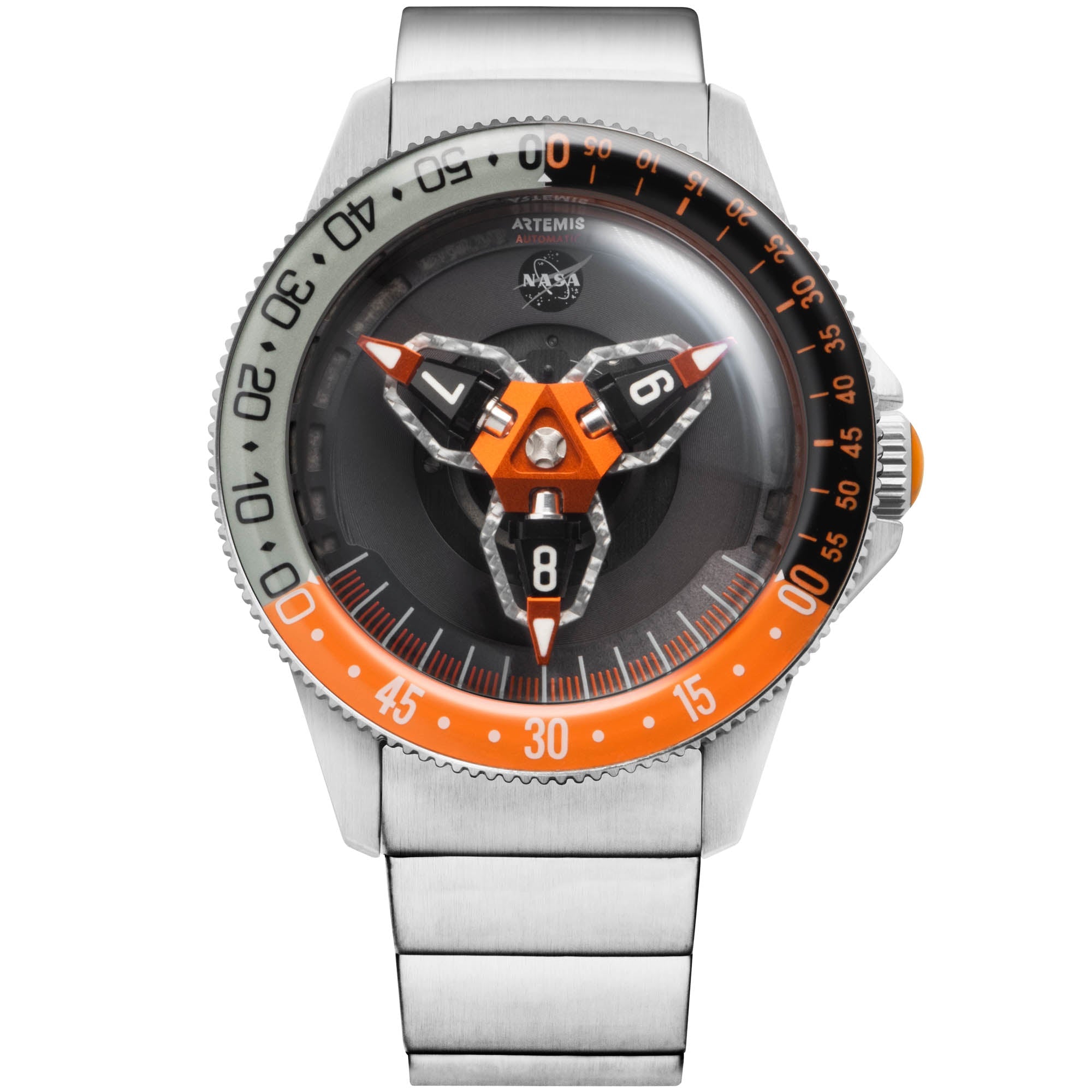 Xeric NASA Artemis Tumbler Automatic Afterburn Limited Edition-TIME.SHOP