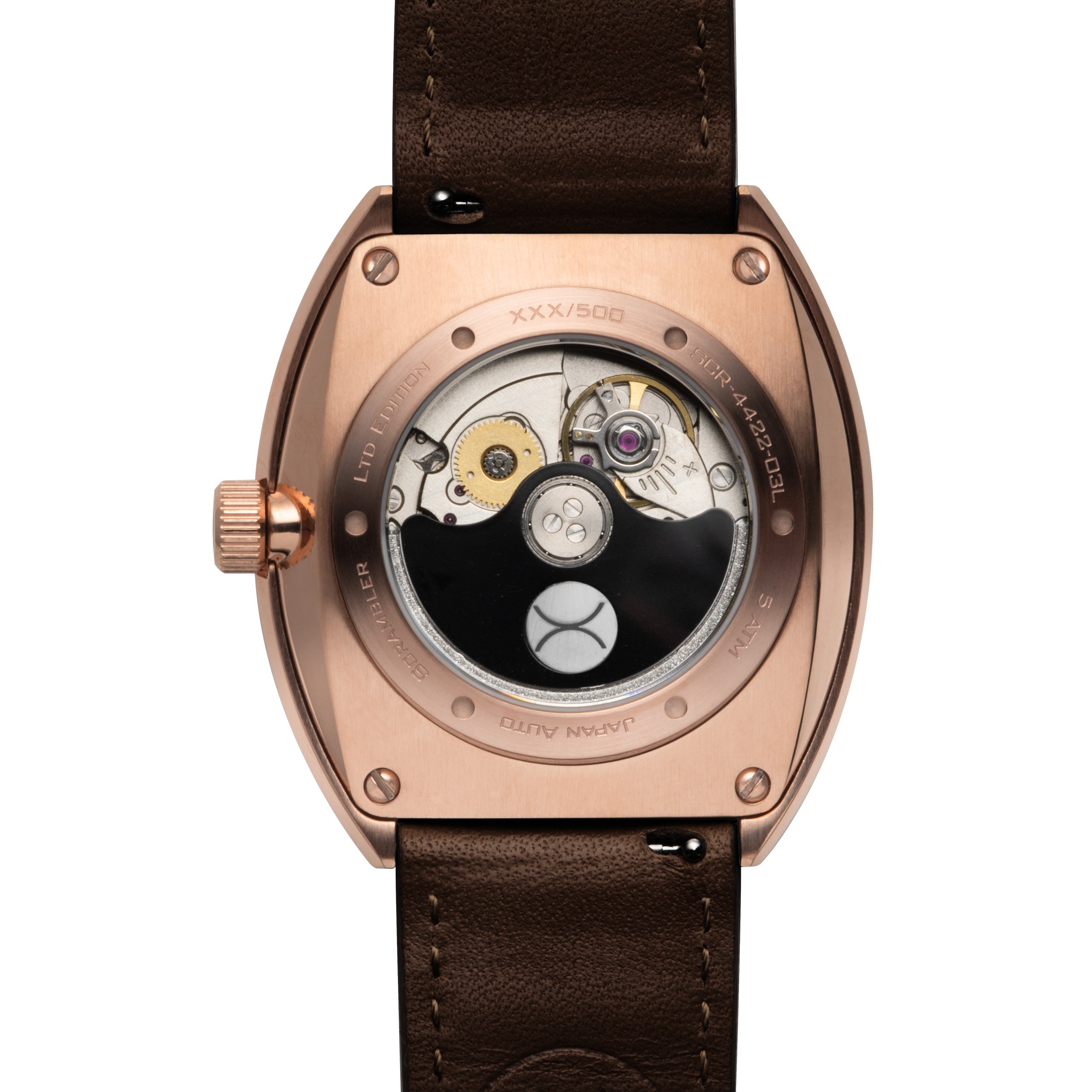 Xeric Scrambler Automatic Wandering Hour Rose Gold Ocean-TIME.SHOP