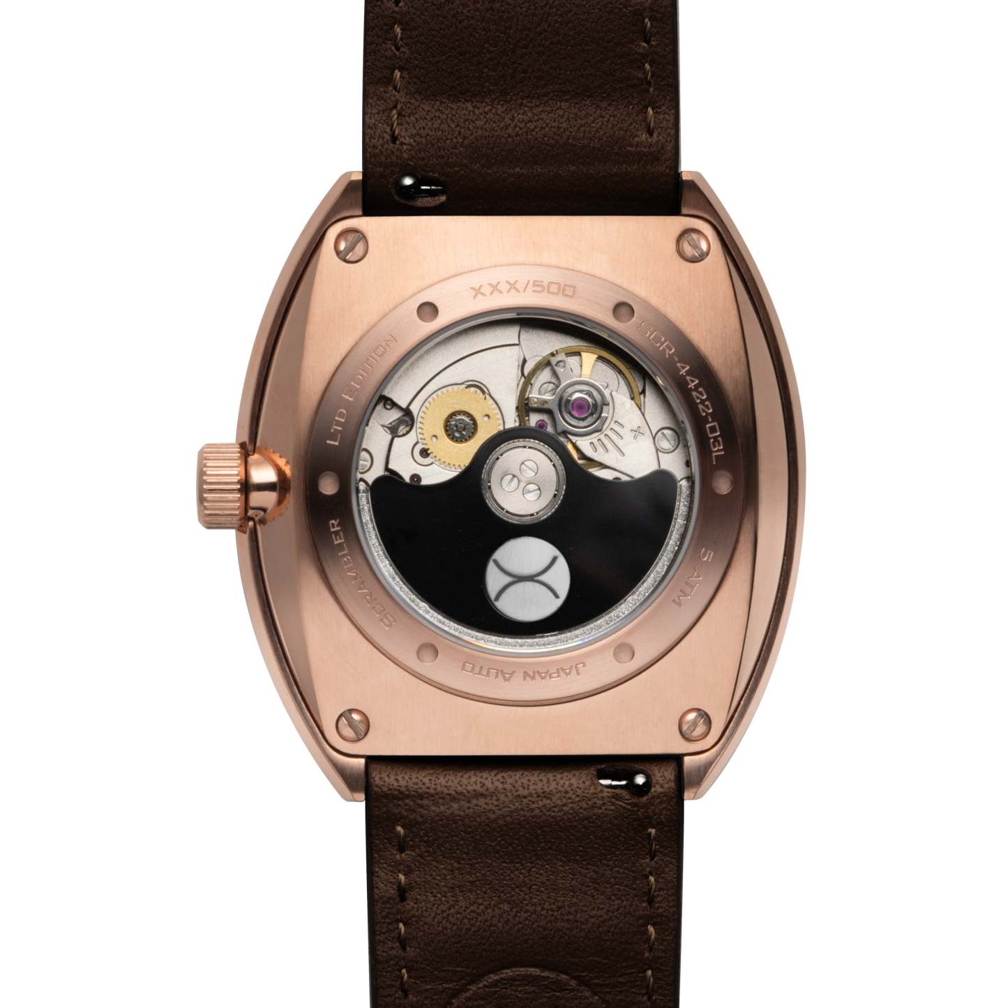 Xeric Scrambler Automatic Wandering Hour Rose Gold Ocean-TIME.SHOP