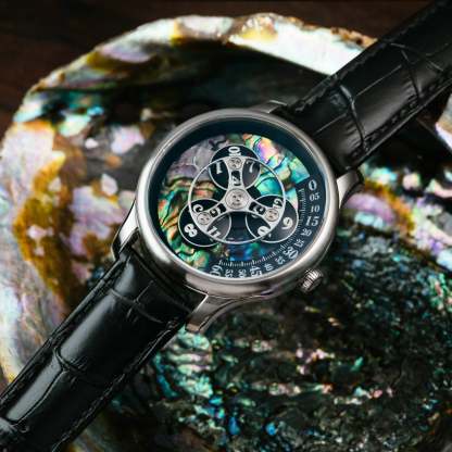 Xeric Triptych Automatic Wandering Hour Stone Edition Abalone-TIME.SHOP