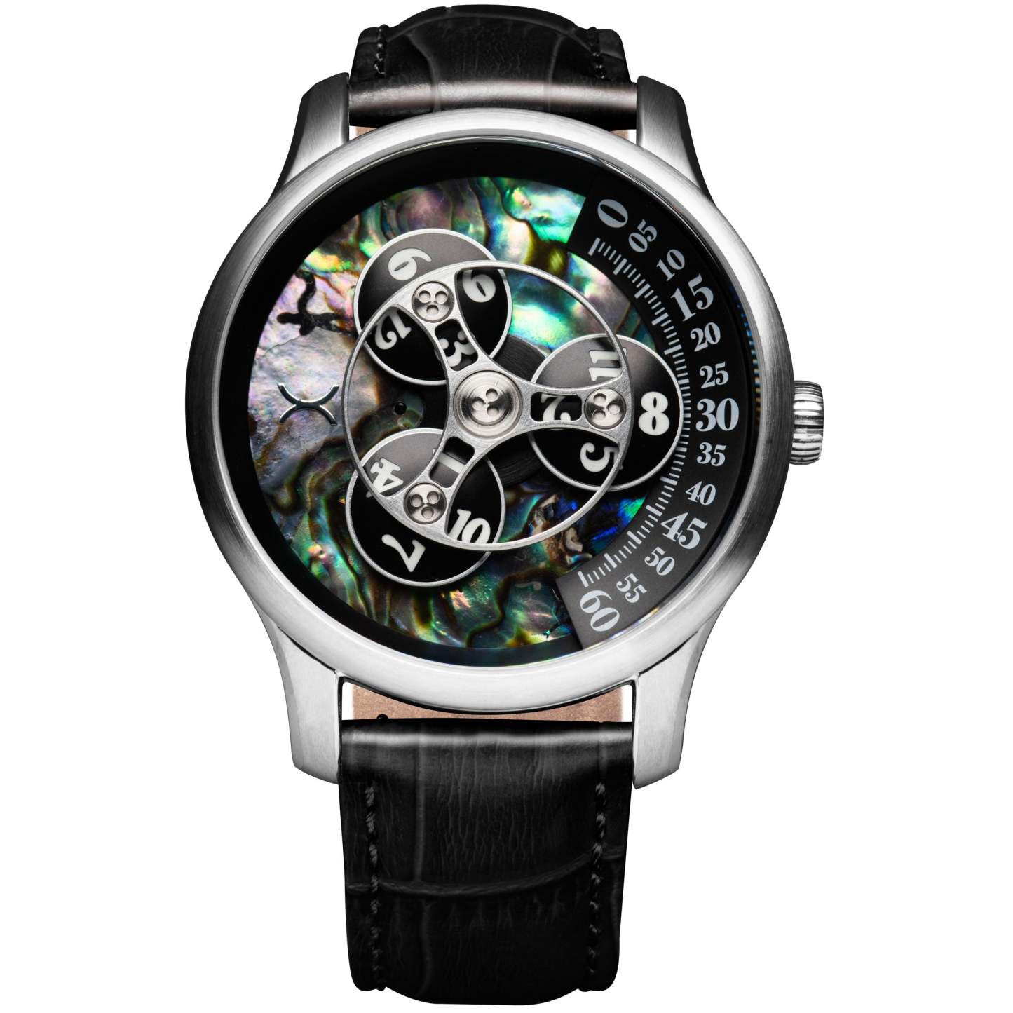 Xeric Triptych Automatic Wandering Hour Stone Edition Abalone-TIME.SHOP