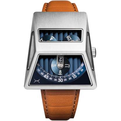 Xeric Vendetta X Wandering Hour Automatic Tan Blue-TIME.SHOP