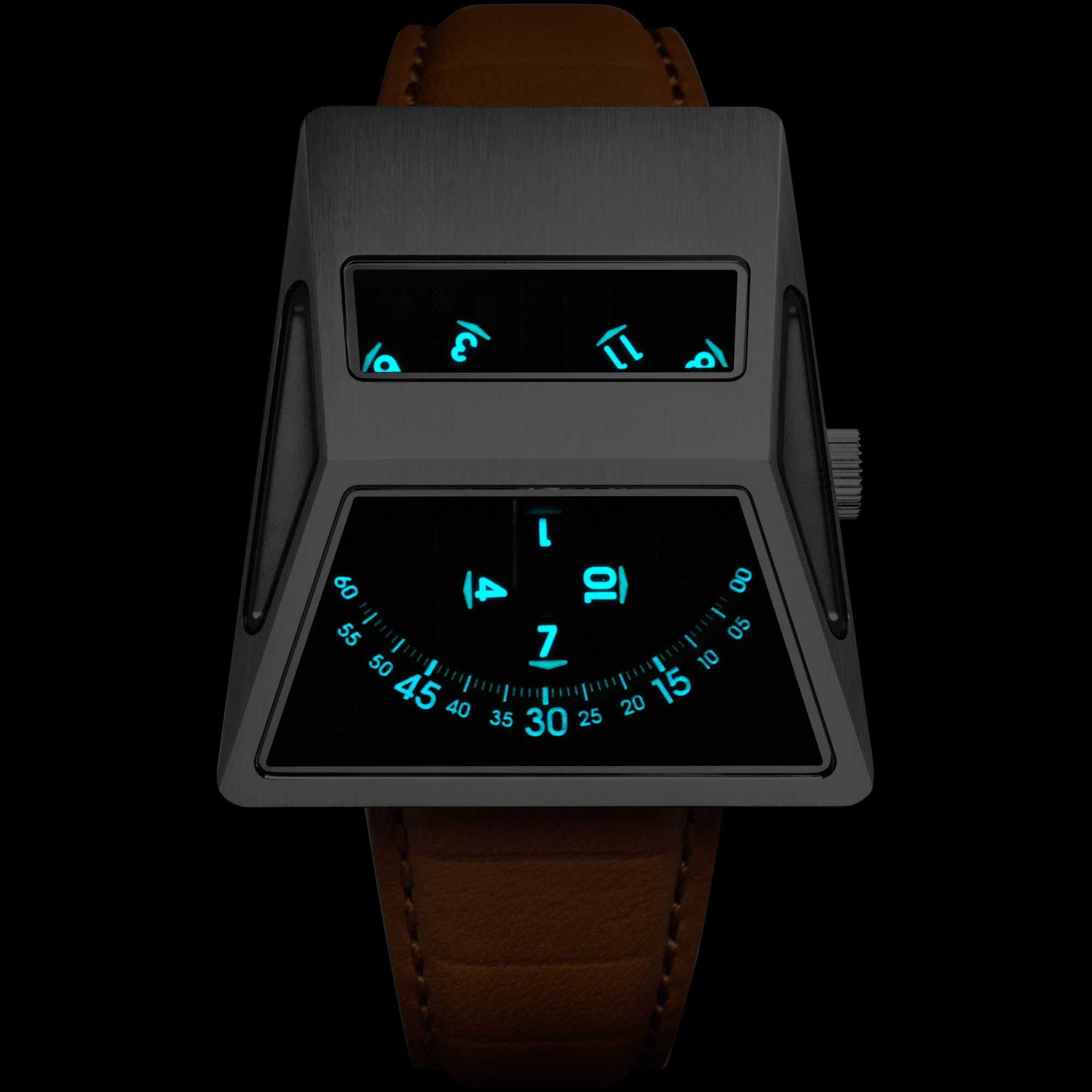 Xeric Vendetta X Wandering Hour Automatic Tan Blue-TIME.SHOP