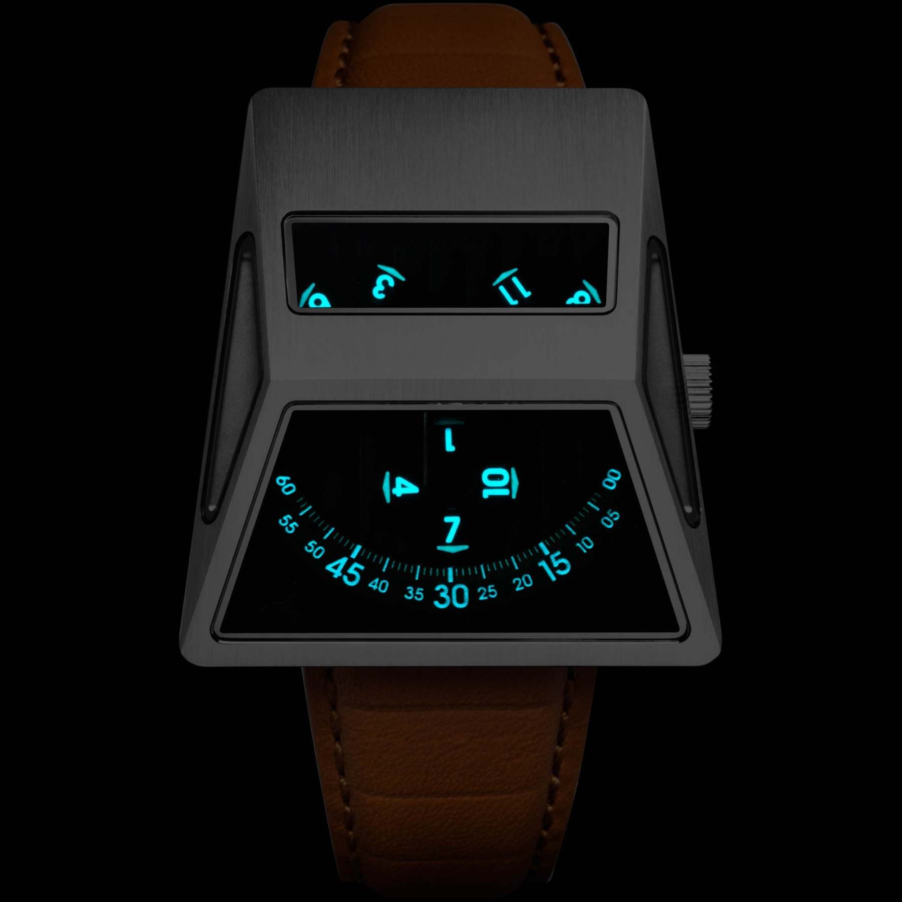 Xeric Vendetta X Wandering Hour Automatic Tan Blue-TIME.SHOP