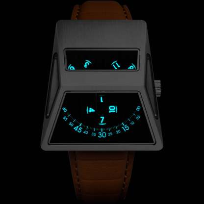 Xeric Vendetta X Wandering Hour Automatic Tan Blue-TIME.SHOP