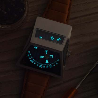 Xeric Vendetta X Wandering Hour Automatic Tan Blue-TIME.SHOP