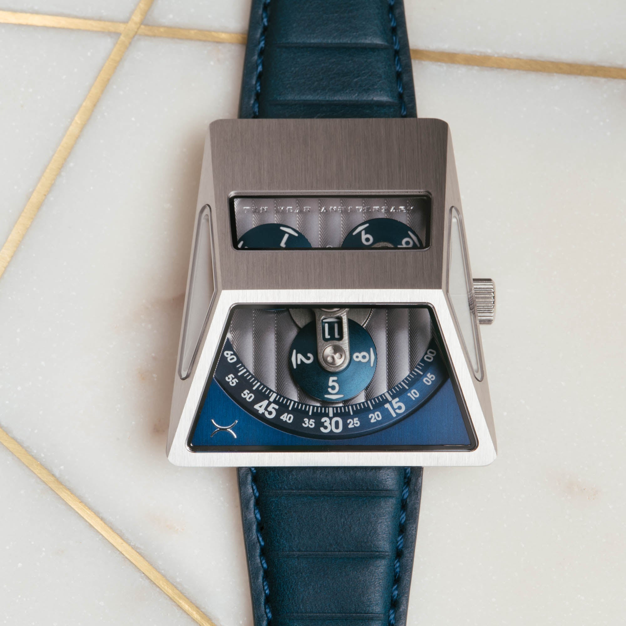 Xeric Vendetta X Wandering Hour Automatic Blue Steel-TIME.SHOP